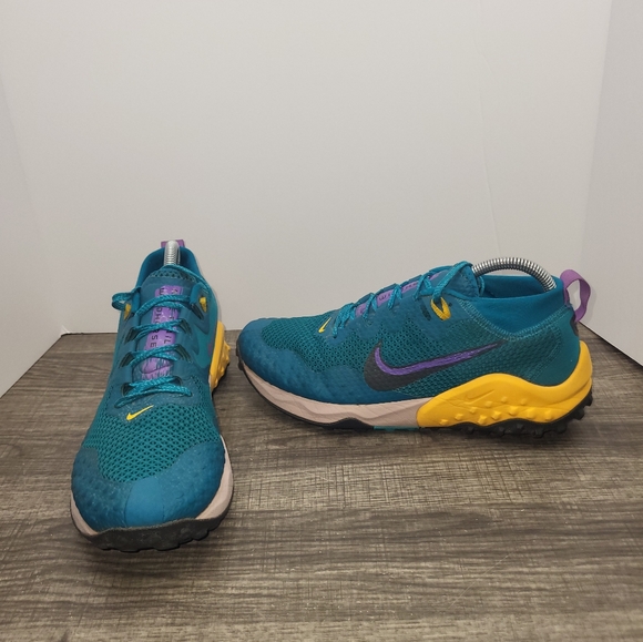 Nike Mens Wildhorse 7 CZ1856-300 Blue Hiking Shoes Sneakers...